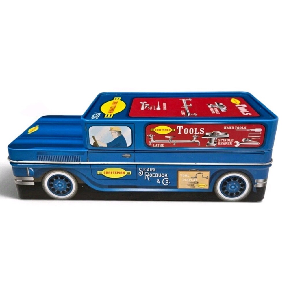 Craftsman Collectible Tool Tin Sears Roebuck & Co. 1930 Delivery Truck 2005 Vtg